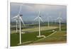 Aerial View of Wind Turbines, Andalusia, Spain-Peter Adams-Framed Premium Photographic Print