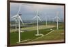 Aerial View of Wind Turbines, Andalusia, Spain-Peter Adams-Framed Premium Photographic Print