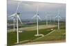 Aerial View of Wind Turbines, Andalusia, Spain-Peter Adams-Mounted Premium Photographic Print