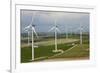 Aerial View of Wind Turbines, Andalusia, Spain-Peter Adams-Framed Photographic Print