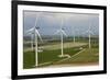 Aerial View of Wind Turbines, Andalusia, Spain-Peter Adams-Framed Photographic Print