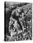 Aerial View of Windsor Castle, with St George's Chapel in the Foreground, 1935-null-Stretched Canvas
