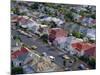 Aerial View of Wooden Villas, Corrugated Iron Roofs, Suburban Street, Auckland-Julia Thorne-Mounted Photographic Print