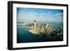 Aerial View of World Trade Center Construction-null-Framed Photographic Print