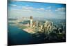 Aerial View of World Trade Center Construction-null-Mounted Photographic Print