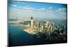 Aerial View of World Trade Center Construction-null-Mounted Photographic Print