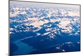 Aerial view of Wrangell-St. Elias National Park, Alaska-Mark A Johnson-Mounted Photographic Print