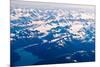 Aerial view of Wrangell-St. Elias National Park, Alaska-Mark A Johnson-Mounted Photographic Print