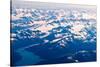 Aerial view of Wrangell-St. Elias National Park, Alaska-Mark A Johnson-Stretched Canvas