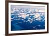 Aerial view of Wrangell-St. Elias National Park, Alaska-Mark A Johnson-Framed Photographic Print