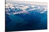 Aerial view of Wrangell-St. Elias National Park, Alaska-Mark A Johnson-Stretched Canvas