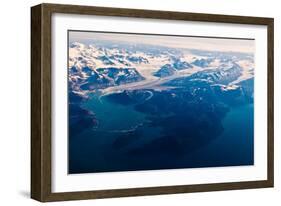 Aerial view of Wrangell-St. Elias National Park, Alaska-Mark A Johnson-Framed Photographic Print