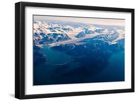 Aerial view of Wrangell-St. Elias National Park, Alaska-Mark A Johnson-Framed Photographic Print