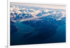 Aerial view of Wrangell-St. Elias National Park, Alaska-Mark A Johnson-Framed Photographic Print