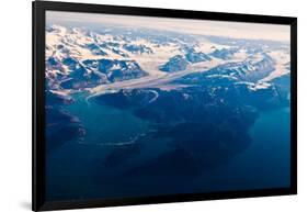 Aerial view of Wrangell-St. Elias National Park, Alaska-Mark A Johnson-Framed Photographic Print