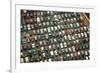 Aerial View of Wrecked Cars in Charlotte, North Carolina-Joseph Sohm-Framed Photographic Print