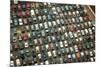 Aerial View of Wrecked Cars in Charlotte, North Carolina-Joseph Sohm-Mounted Photographic Print