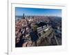 Aerial view of Wrigley Field, Chicago, Cook County, Illinois, USA-null-Framed Photographic Print