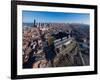 Aerial view of Wrigley Field, Chicago, Cook County, Illinois, USA-null-Framed Photographic Print