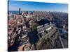 Aerial view of Wrigley Field, Chicago, Cook County, Illinois, USA-null-Stretched Canvas