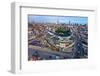 Aerial view of Wrigley Field, Chicago, Cook County, Illinois, USA-null-Framed Photographic Print