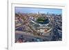 Aerial view of Wrigley Field, Chicago, Cook County, Illinois, USA-null-Framed Photographic Print