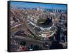 Aerial view of Wrigley Field, Chicago, Cook County, Illinois, USA-null-Framed Stretched Canvas