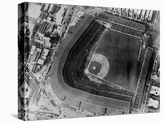 Aerial View of Wrigley Field-null-Stretched Canvas