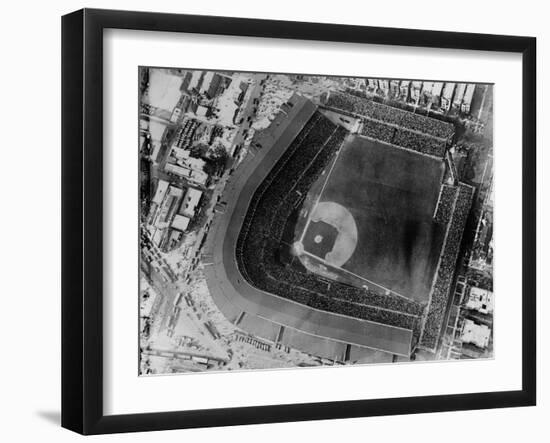 Aerial View of Wrigley Field-null-Framed Premium Photographic Print