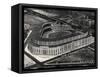 Aerial View of Yankee Stadium-null-Framed Stretched Canvas