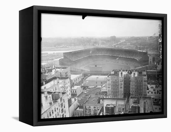 Aerial View of Yankee Stadium-null-Framed Stretched Canvas