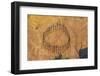 Aerial view of Yanomami tribe, in a circle, and shadows, southern Venezuela-Michael Runkel-Framed Photographic Print