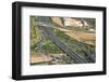 Aerial view of yet another traffic jam, Tehran, Iran, Middle East-James Strachan-Framed Photographic Print