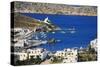 Aerial View of Yialos, Ios, Cyclades, Greece-Richard Ashworth-Stretched Canvas