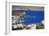 Aerial View of Yialos, Ios, Cyclades, Greece-Richard Ashworth-Framed Photographic Print