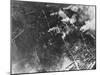 Aerial View of Ypres in Flames During World War I in Belgium-Robert Hunt-Mounted Photographic Print