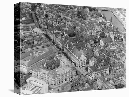 Aerial View of Zurich-Charles Rotkin-Stretched Canvas