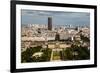 Aerial View on Champ De Mars from the Eiffel Tower, Paris, France-anshar-Framed Photographic Print