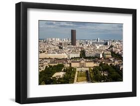 Aerial View on Champ De Mars from the Eiffel Tower, Paris, France-anshar-Framed Photographic Print