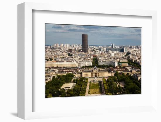 Aerial View on Champ De Mars from the Eiffel Tower, Paris, France-anshar-Framed Photographic Print