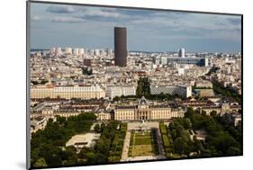 Aerial View on Champ De Mars from the Eiffel Tower, Paris, France-anshar-Mounted Photographic Print