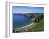 Aerial View over Beach at La Grande Greve, Sark, Channel Islands, United Kingdom, Europe-Lightfoot Jeremy-Framed Photographic Print