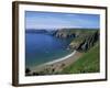 Aerial View over Beach at La Grande Greve, Sark, Channel Islands, United Kingdom, Europe-Lightfoot Jeremy-Framed Photographic Print