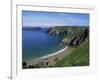 Aerial View over Beach at La Grande Greve, Sark, Channel Islands, United Kingdom, Europe-Lightfoot Jeremy-Framed Photographic Print