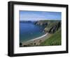 Aerial View over Beach at La Grande Greve, Sark, Channel Islands, United Kingdom, Europe-Lightfoot Jeremy-Framed Photographic Print