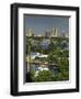 Aerial View over Boats and Houses on the Harbour with Fort Lauderdale Skyline Behind, Florida, USA-Miller John-Framed Photographic Print