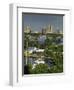 Aerial View over Boats and Houses on the Harbour with Fort Lauderdale Skyline Behind, Florida, USA-Miller John-Framed Photographic Print