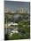 Aerial View over Boats and Houses on the Harbour with Fort Lauderdale Skyline Behind, Florida, USA-Miller John-Mounted Photographic Print