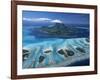 Aerial View over Bora Bora, French Polynesia-Neil Farrin-Framed Photographic Print