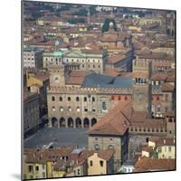 Aerial View over Central Bologna, Emilia-Romagna, Italy, Europe-Tony Gervis-Mounted Photographic Print